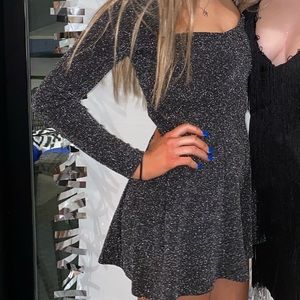 Urban Outfitters Sparkly Black Romper
